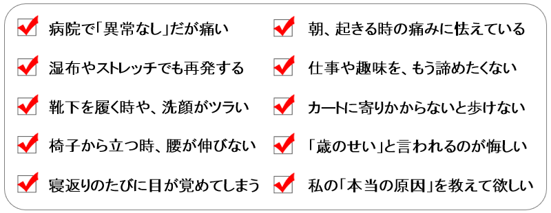 改善したら何がしたいですか?我慢しないで・痛み・辛さ・不調